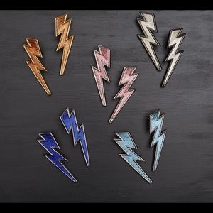 NWT Mignonne Gavigan Lightning Bolt Earrings